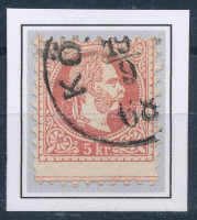 1867 5kr szegélyléclenyomattal
