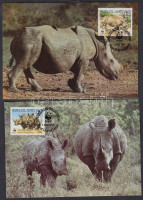 1987 WWF Orrszarvúak sor Mi 528-531 4 CM