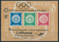 1972 Lufthansa blokk Mi 15