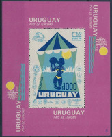 1974 Uruguay - a turizmus országa blokk Mi 20