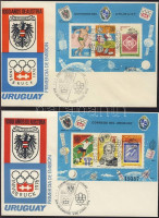 1976 Események blokkpár 2 db FDC-n Mi 29-30