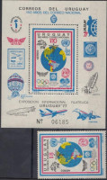 1977 Nemzetközi bélyegkiállítás Mi 1465 + blokk Mi 35
