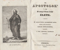 AZ APOSTOLOK’ ’S NÉGY EVANGYÉLIOM IRÓK’ ÉLETE