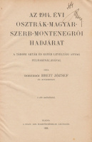 BREIT JÓZSEF, DOBERDÓI  •  Az 1914. évi osztrák-magyar-szerb-mon­te­neg­rói hadjárat + Térképei