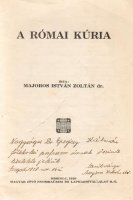 MAJOROS ISTVÁN ZOLTÁN  ◆  A római kúria