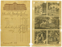 Gyógyhely Margitsziget szállás, 1887-es számlája
