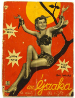 „Az Éjszaka”, Parisien Grill, Moulin Rouge és a Polo bár képes műsorfüzet, Angelo (Funk Pál) fotókkal, Vogel Eric illusztrációkkal és borítógrafikával, 26 számozatlan levél, 29 cm.