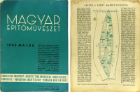 Folyóirat - Magyar Építőművészet. 1943 május.