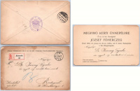 1903. József főherczeg Úr Ő cs. és kir. Fensége Főudvarmesteri Hivatala által ajánlottan feladott meghívó, a kerti ünnepélyre, a Szt.-Margitszigetre.