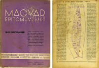 Folyóirat - Magyar Építőművészet. 1943 november.