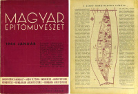 Folyóirat - Magyar Építőművészet. 1944 január.