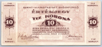 Szent-Margitsziget gyógyfürdő 10 koronás értékjegye.