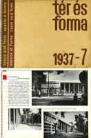Folyóirat - Tér és Forma. 1937-7.