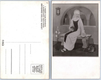 Képeslevelezőlap - Margitsziget, Z. Hadzsy Olga festménye, Árpádházi Boldog Margit