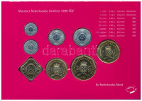 Holland Antillák 1999. 1c - 5G (8xklf) forgalmi sor szettben, karton dísztokban T:UNCNetherlands Antilles 1999. 1 Cent - 5 Gulden (8xdiff) coin set in cardboard case C:UNC