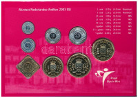 Holland Antillák 2003. 1c - 5G (8xklf) forgalmi sor szettben, karton dísztokban T:BU Netherlands Antilles 2003. 1 Cent - 5 Gulden (8xdiff) coin set in cardboard case C:BU