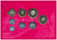 Holland Antillák 2004. 1c - 5G (8xklf) forgalmi sor szettben, karton dísztokban T:BU Netherlands Antilles 2004. 1 Cent - 5 Gulden (8xdiff) coin set in cardboard case C:BU