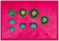 Holland Antillák 2005. 1c - 5G (8xklf) forgalmi sor szettben, karton dísztokban T:BU Netherlands Antilles 2005. 1 Cent - 5 Gulden (8xdiff) coin set in cardboard case C:BU