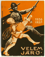 Márton Lajos (1891-1952), borító grafika, „Velemjáró 1936-1937”