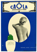 M. I. Müller Ilona (1929-2012), reklámgrafika, „Caola desodoráló krém”