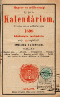 MAGYAR- ÉS ERDÉLYORSZÁGI ÚJ ÉS Ó KALENDÁRIOM,