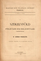 HERBICH FERENCZ: A Székelyföld földtani és őslénytani leírása.