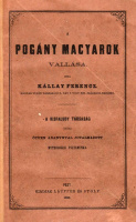 KÁLLAY FERENCZ: A pogány magyarok vallása.