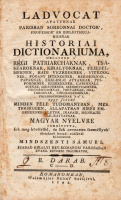 LADVOCAT, [JEAN-BAPTISTE]: ~ ~ apáturnak Párisban Sorbonnai doctor’, professor’ és bibliothecariusnak historiai dictionariuma,
