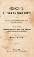 OROSZHON, MI VOLT ÉS MIVÉ LETT!
