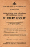 [TELEFONKÖNYV, 1915.]