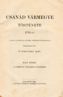 BOROVSZKY SAMU: Csanád vármegye története 1715-ig.