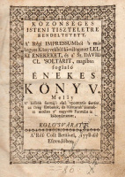 ÉNEKES KÖNYV, 1778.