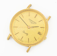 Longines karóra, kvarc, nem működik, szíj nélkül, karcos
