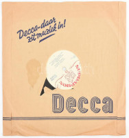 Rudolf Cortés, Karel Vlach zenekarával, Az Allan nővérek - mint a mesékben / Funiculi Funicula, Shellac, 10', 78 RPM közepes méretű lemez (VG)