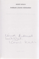 Keserü Katalin:Emlékezés a kortárs művészetben. (Dedikált.)(Budapest), 1998. Noran Könyvkiadó (Uniprint Nyomda Kft., Salgótarján). 198 + [2] p. Egyetlen kiadás.Dedikált: ,,Németh Andornak barátsággal: Keserü