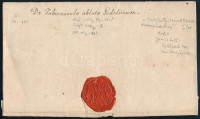 ~1784 Félportós levél 8kr bérmentesítéssel (a Kapucinus feladó portómentes volt) 'v.Pressburg' bélyegzéssel Budán és Kerepesen át Besnyőbe