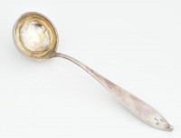 Antik biedermeier ezüst tejmerő kanál Pest, 1837 FS mesterjeggyel 84 g