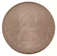 Kanada 1973. 10$ Ag 'Montreali Olimpia - Montreal látképe' kapszulában T:BU kis patina Canada 1973. 10 Dollars Ag 'Montreal Olympic Games - Montreal Skyline' in capsule C:BU small patina Krause KM#87