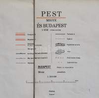Pest megye és Budapest belső használatra szánt térképe (1957). Mérték: 1 : 250 000.Budapest, 1957. Állami Földmérési és Térképészeti Hivatal Kartográfiai Vállalata - Offset-Nyomda. Kétszínnyomású térkép, hajtogatva.
