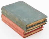 (Hormayr, Josef v.): Anemonen aus dem Tagebuch eines alten Pilgermannes. 1-4. kötet (teljes). Jena, 1847, Frommann. Első kiadás. Német nyelven. I. és II. kötet későbbi aranyozott gerincű zöld egészvászon-kötésben, III. és IV. kötet