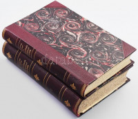 Heinrich Friedjung: Der Kampf um die Vorherrschaft in Deutschland 1859 bis 1866. I-II. Bände. Stuttgart - Berlin, 1812, J.G. Cotta'sche Buchhandlung. Német nyelven. 3 és 6 térképmelléklettel. Korabeli félbőr-kötésben, márványozott