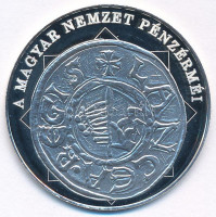DN 'A magyar nemzet pénzérméi - Szent István és az első magyar pénz 997-1038' Ag emlékérem tanúsítvánnyal (10,37g/0.999/35mm) T:PP