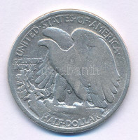 Amerikai Egyesült Államok 1942. 1/2$ Ag 'Walking Liberty' T:F USA 1942. 1/2 Dollar Ag 'Walking Liberty' C:F Krause KM#142