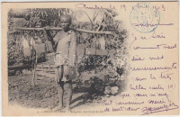 Malgache marchand de lait / Madagascarian folklore from Antsiranana (Diego-Suarez), milk merchant (EK)
