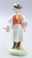 Herendi favágó fiú. Formaszám: 5503. Jelzett, kézzel festett, hibátlan, m: 14,5 cm
