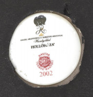 Hollóházi Szász Endre festményével díszített porcelán kép, 14x18 cm. Matricás, jelzett, keretben 41x35 cm