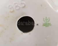 Hollóházi gyertyatartó, jelzett, hibátlan, m: 10,5 cm