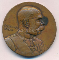 Osztrák-Magyar Monarchia 1914. Ferenc József kétoldalas bronz emlékérme, Szign.: Rudolf Neuberger / Arnold Hartig (50mm) T:XF patina Austro-Hungarian Monarchy 1914. Franz Joseph two sided bronze commemorative coin. Sign.: Rudolf Neuberger /