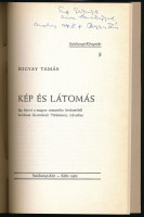 Bogyay Tamás: Kép és látomás. Egy fejezet a magyar romantika történetéből. Kortársak illusztrációi Vörösmarty műveihez. Széchenyi-Könyvtár 5. A szerző, Bogyay Tamás (1909-1994) művészettörténész által Entz Géza (1949-)