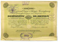 BARÓTI SZESZFINOMÍTÓ LIKŐR- ÉS RUMGYÁR RT. - BARÓTI SPIRITUSRAFFINERIE, COGNAC- UND LIKŐRFABRIKS A.G.